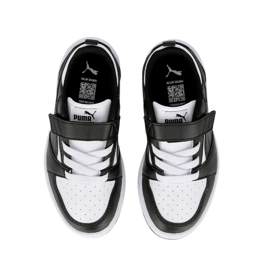 Imagen 2 de 5 de Zapatillas Puma Rebound V6 Lo Ac+ Ps-NEGRO/BLANCO