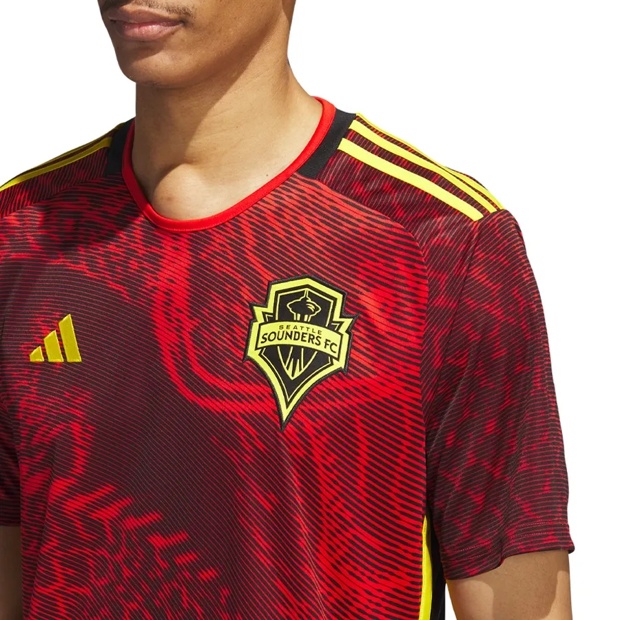 Imagen 5 de 6 de Camiseta adidas Alternativa Seattle Sounders Fc 23/24-ROJO/NEGRO