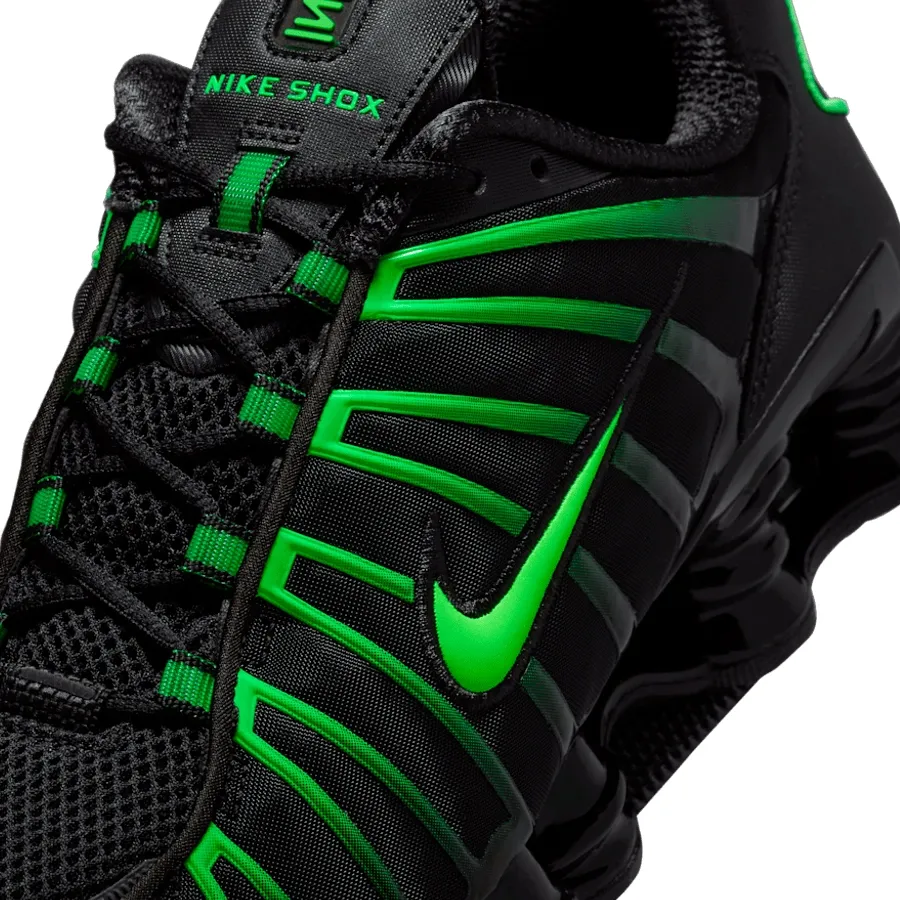 Imagen 6 de 8 de Zapatillas Nike Shox TL-NEGRO/VERDE FLUOR