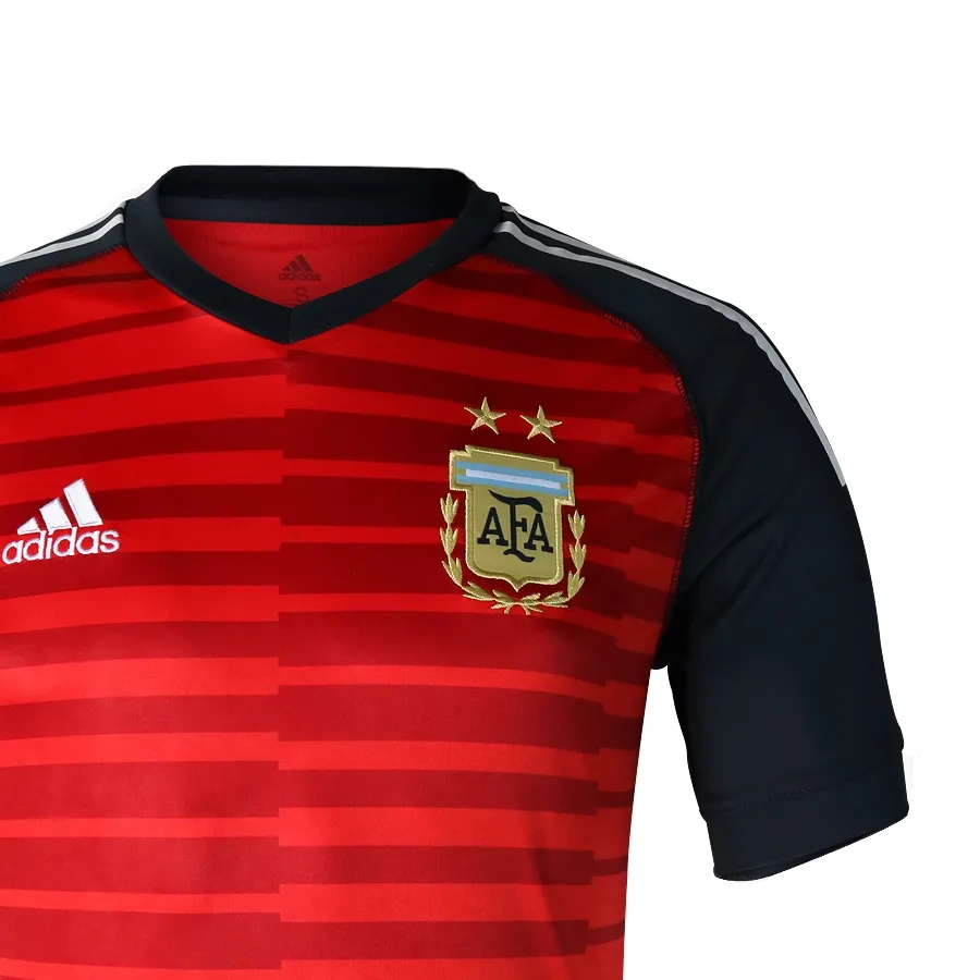 Imagen 3 de 4 de Camiseta adidas Arquero Afa Selección Argentina-ROJO/MARINO