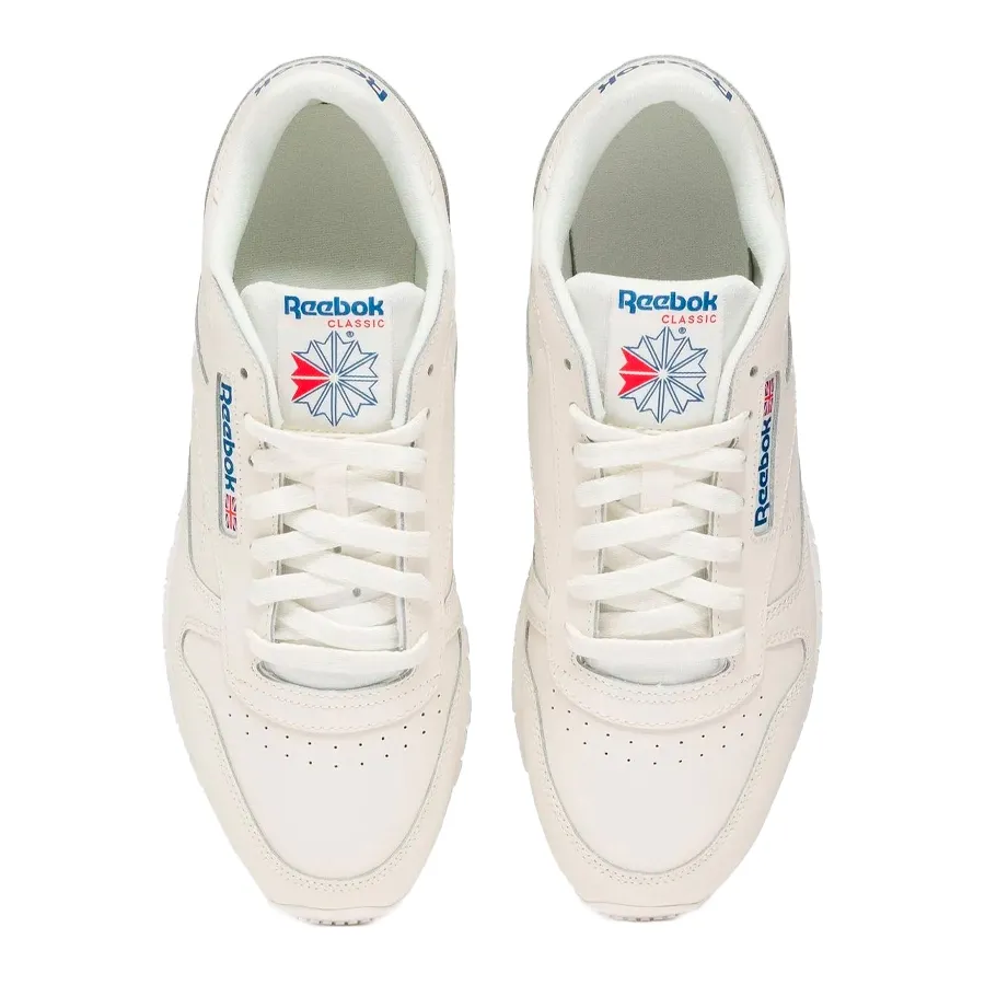Imagen 3 de 5 de Zapatillas Reebok Classic Leather-BLANCO/AZUL FRANCIA