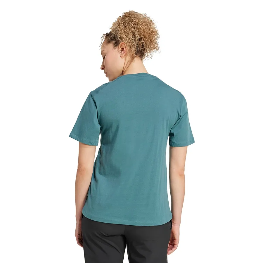 Imagen 2 de 4 de Remera adidas Terrex Classic Logo Tee-VERDE AGUA