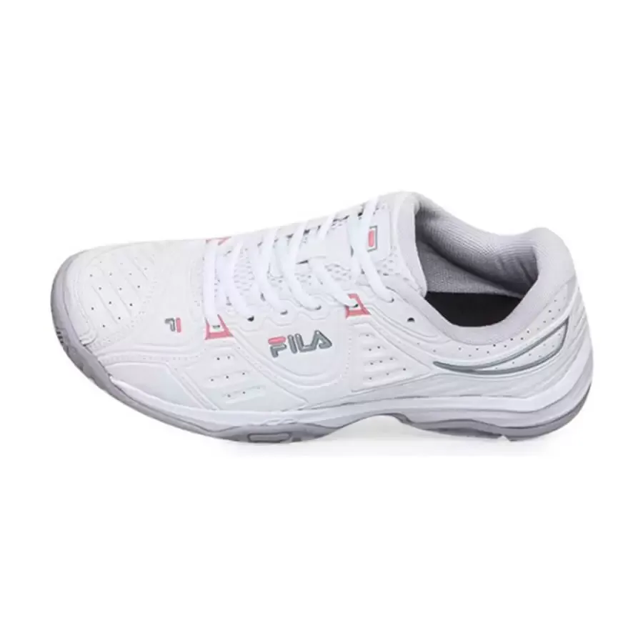 Imagen 3 de 5 de Zapatillas Fila Forehand Mujer-BLANCO/PLATA