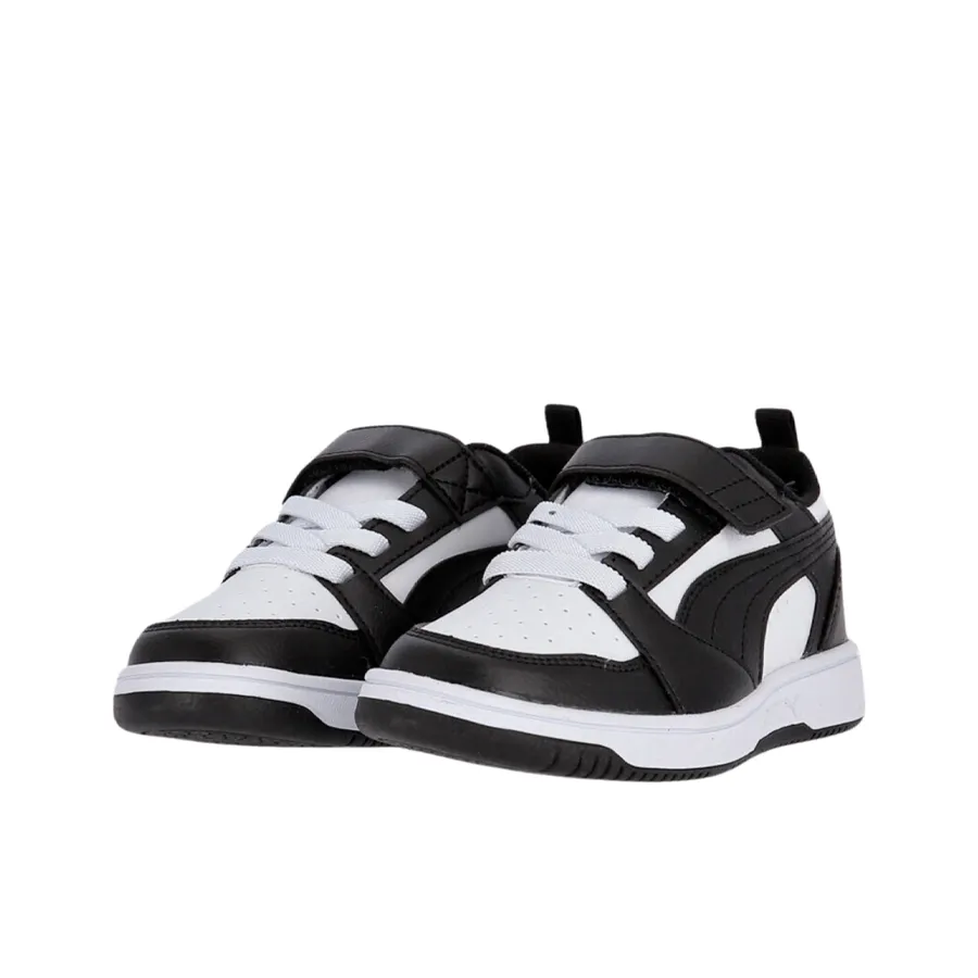 Imagen 3 de 5 de Zapatillas Puma Rebound V6 Lo Ac+ Ps-NEGRO/BLANCO