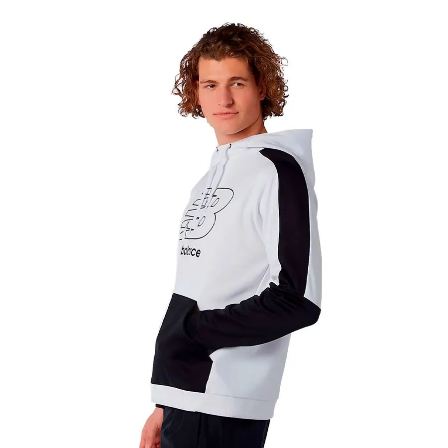Imagen 1 de 3 de Buzo New Balance Novelty Tenacity-BLANCO/NEGRO