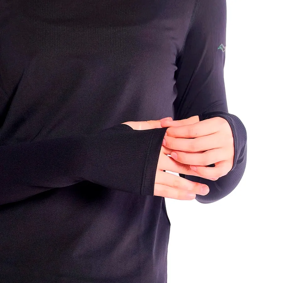 Imagen 3 de 5 de Remera Saucony Saukony Stopwatch Long Sleeve-NEGRO