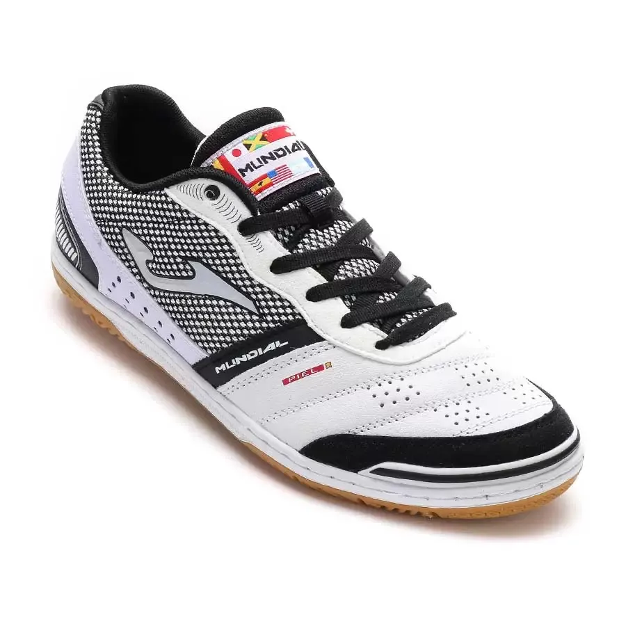 Imagen 0 de 4 de Botines Joma Mundial Futsal Fw-BLANCO/NEGRO/PLATA