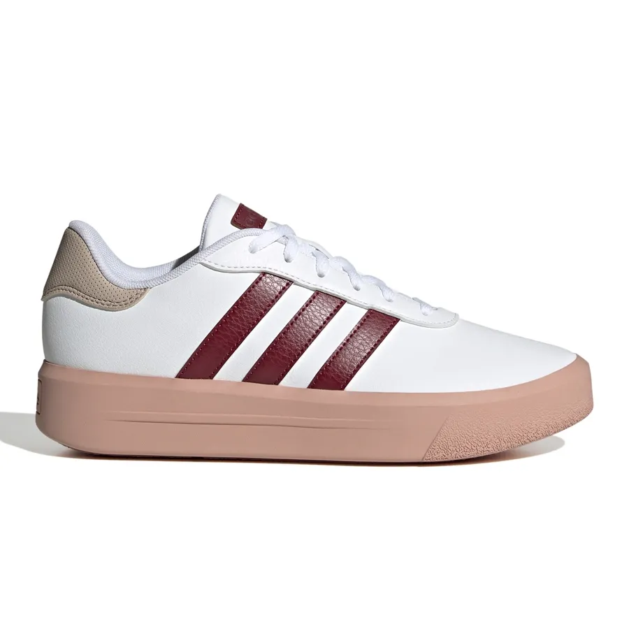 Imagen 0 de 7 de Zapatillas adidas Grand Court Platform-BLANCO/BORDO/BEIGE