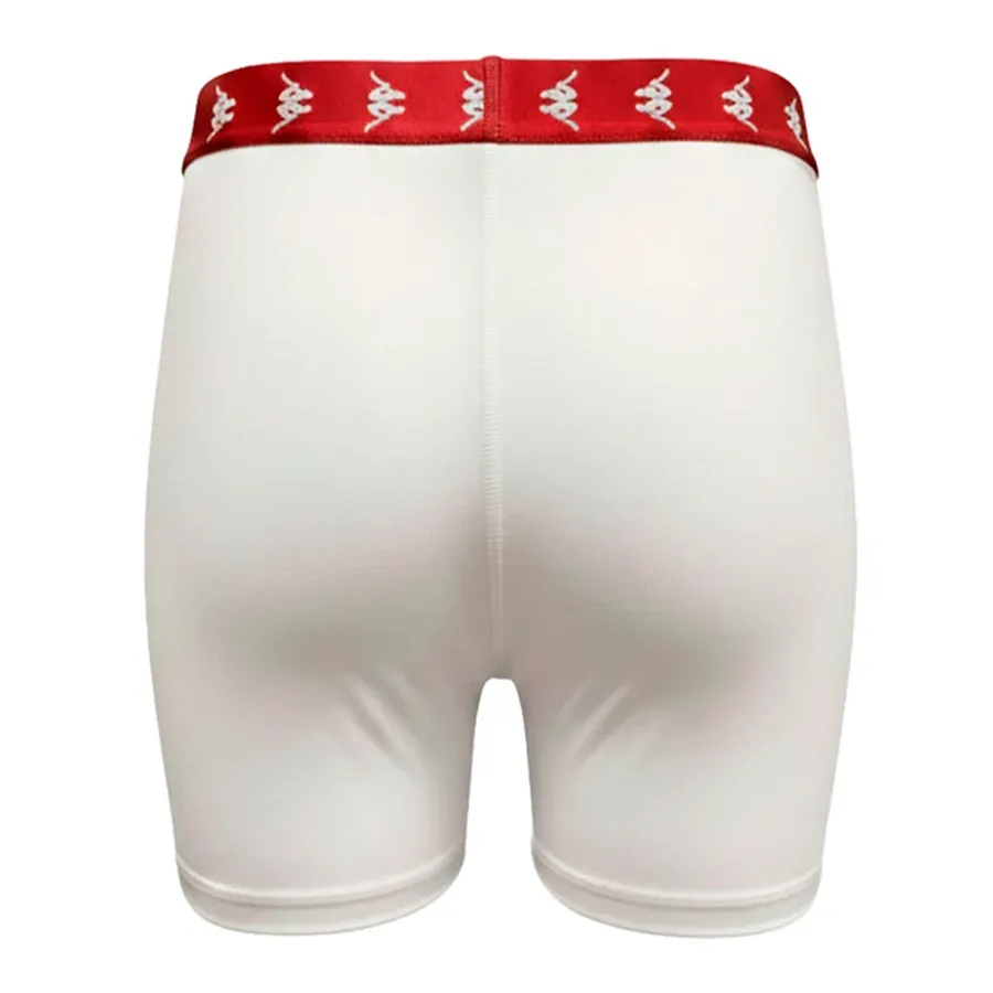 Imagen 2 de 3 de Calza Kappa Biker Banda 222-BLANCO/ROJO