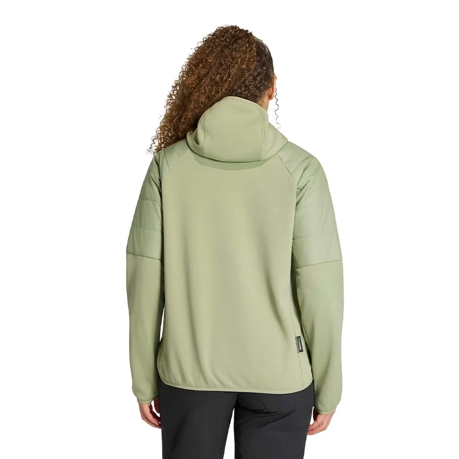 Imagen 1 de 5 de Campera adidas Híbrida Aislada Terrex Multi Climawarm-VERDE SECO