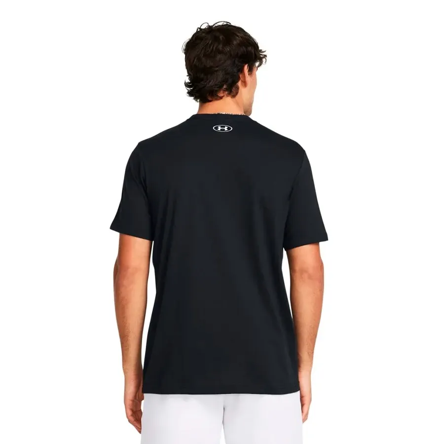 Imagen 1 de 2 de Remera Under Armour Sporstyle Logo Update-NEGRO/BLANCO
