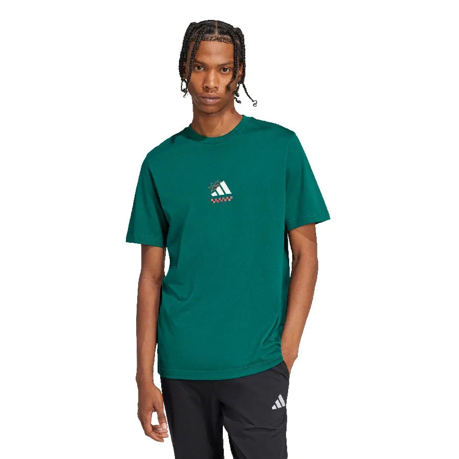 Imagen 0 de 6 de Remera adidas Lounge Pizza Graphic-VERDE