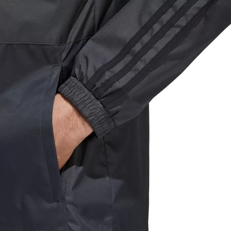 Imagen 3 de 4 de Campera adidas Impermeable Club Atlético River Plate-GRAFITO