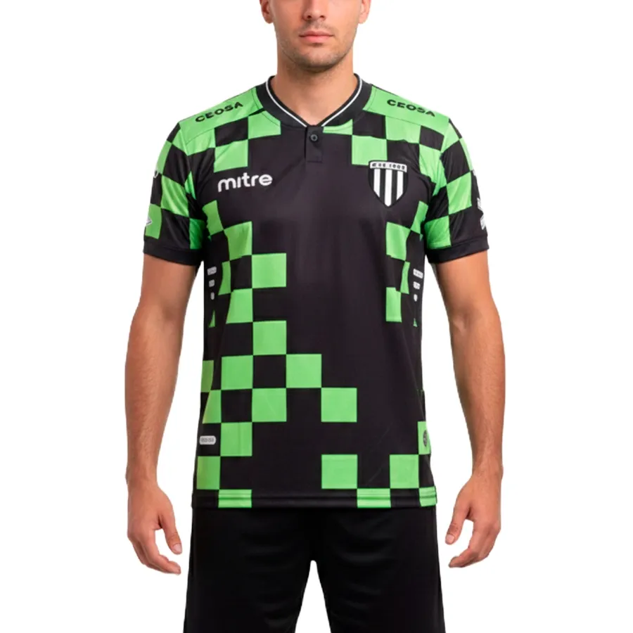 Imagen 1 de 4 de Camiseta Mitre Alternativa Gimnasia y Esgrima-VERDE/NEGRO