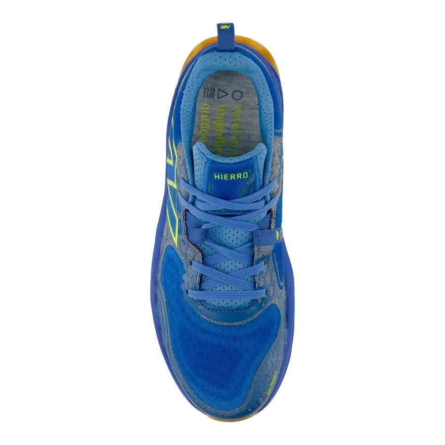 Imagen 3 de 5 de Zapatillas New Balance Fresh Foam X Hierro v8-AZUL/AMARILLO