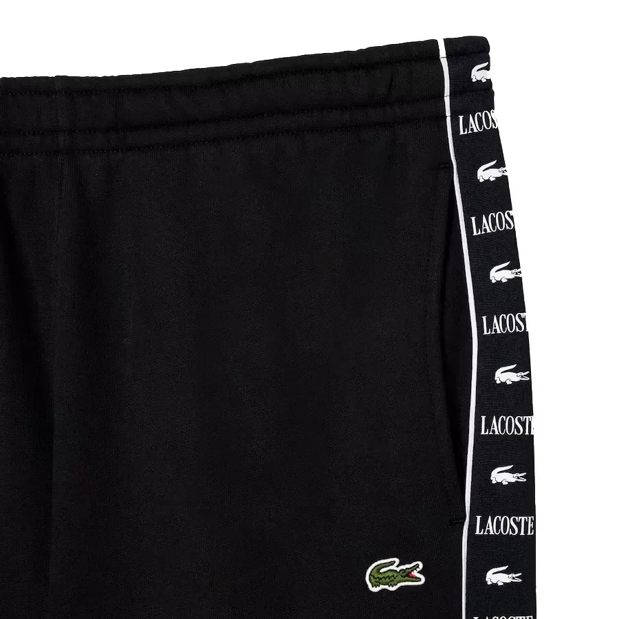 Imagen 2 de 3 de Pantalón Lacoste de Survetement-NEGRO/BLANCO