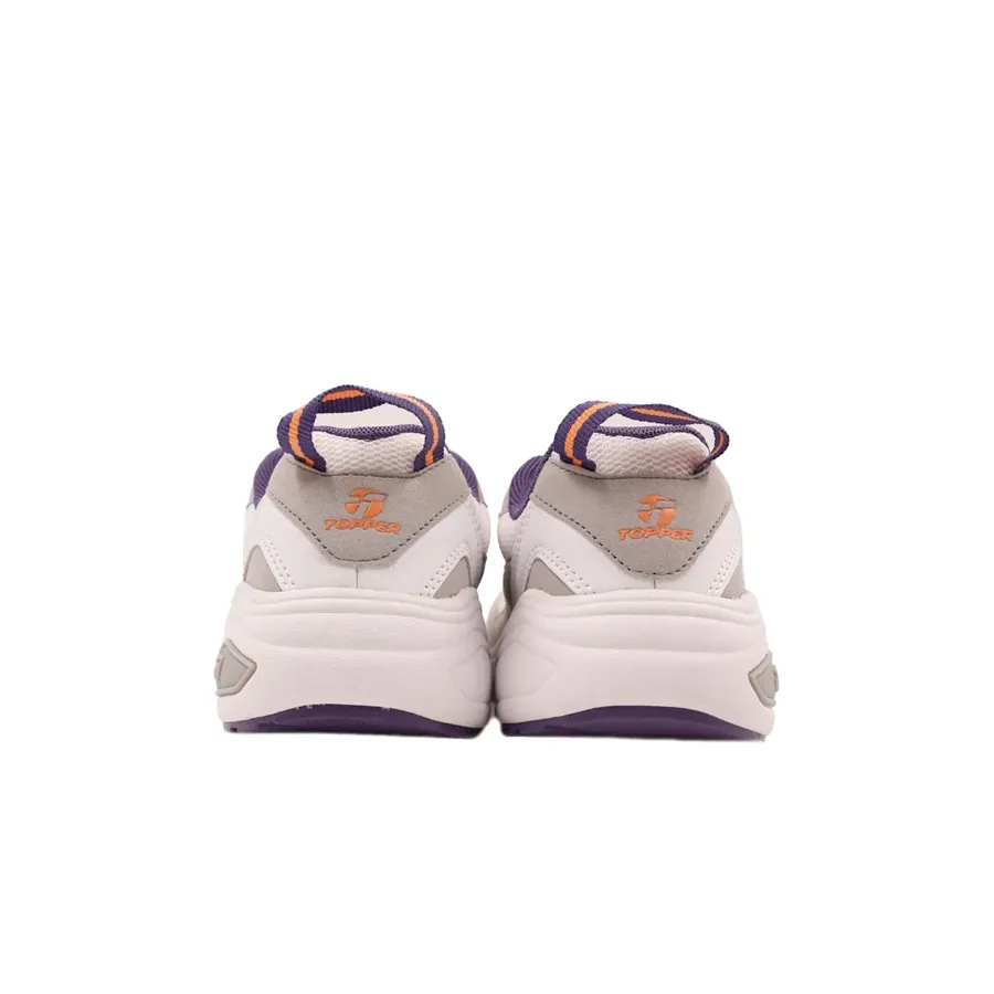 Imagen 2 de 5 de Zapatillas Topper Circus Kids-BLANCO/GRIS/VIOLETA