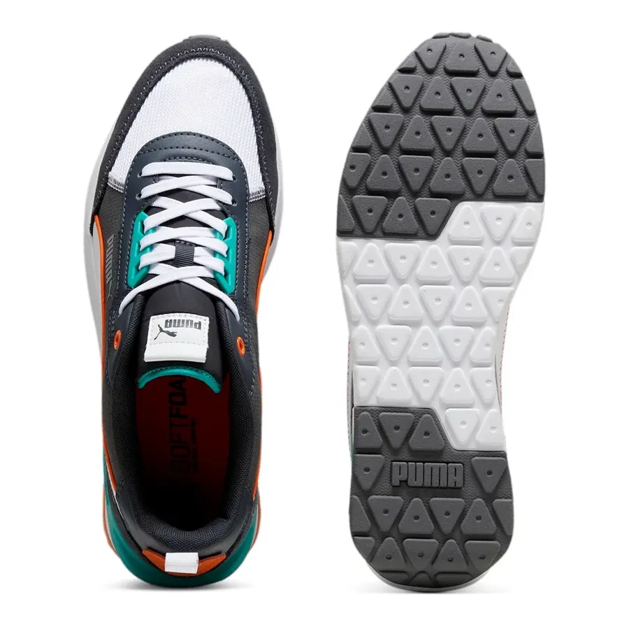 Imagen 2 de 5 de Zapatillas Puma R22-BLANCO/GRAFITO/VERDE