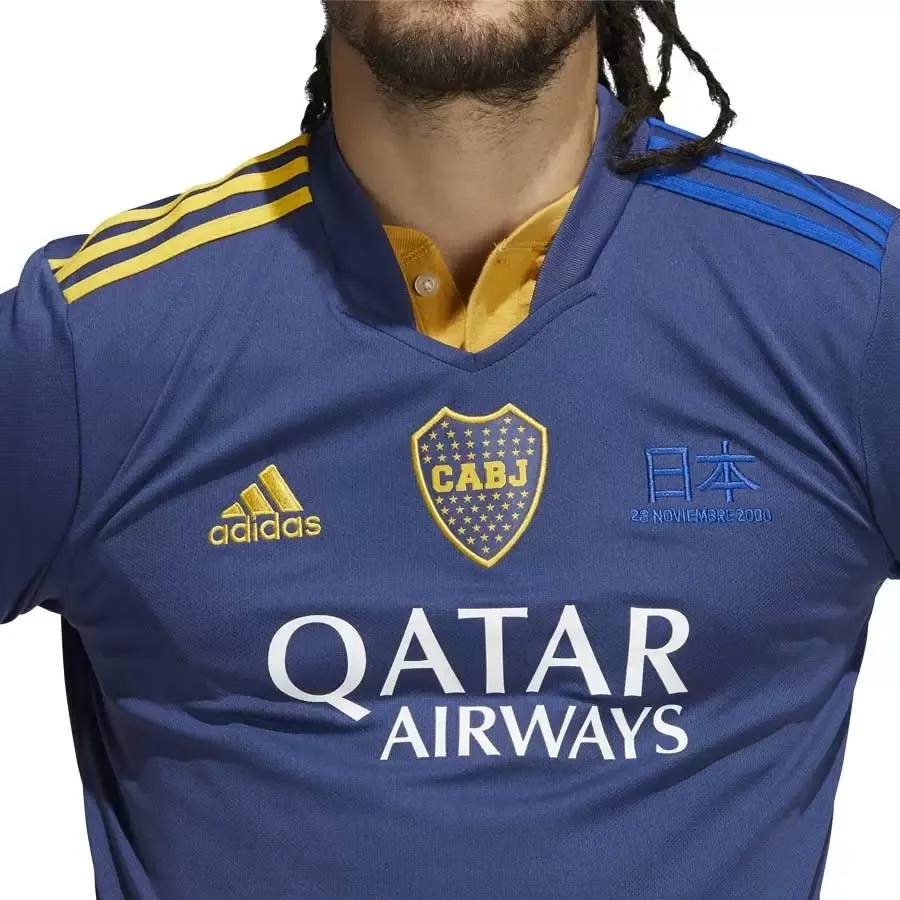 Imagen 2 de 4 de Camiseta adidas 4 Boca Juniors-AZUL/AMARILLO
