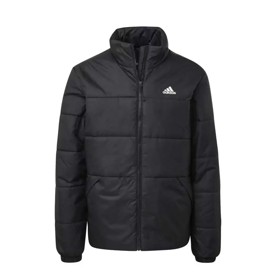 Imagen 2 de 5 de Campera adidas Insulated Bsc 3 Stripes-NEGRO/BLANCO