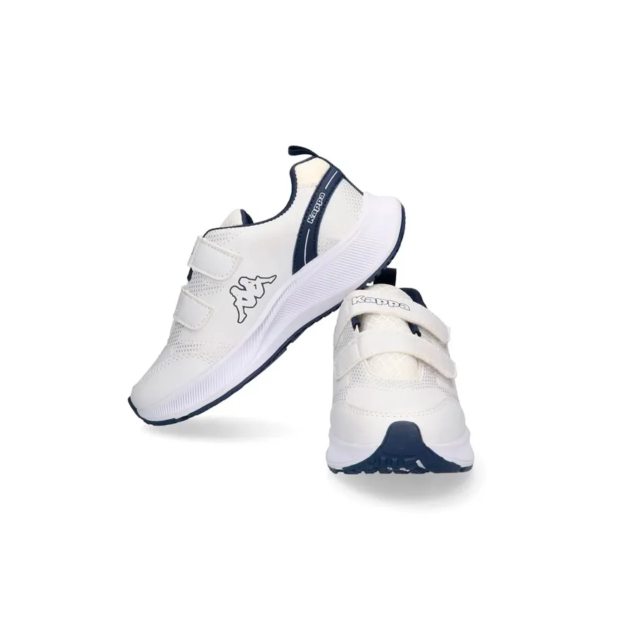 Imagen 4 de 5 de Zapatillas Kappa Break Kids Velcro-BLANCO/MARINO