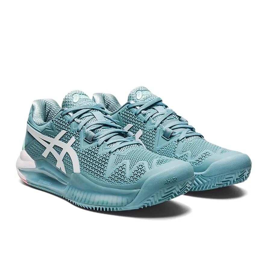 Imagen 1 de 7 de Zapatillas Asics Gel Resolution 8 Clay-CELESTE/BLANCO/VERDE AGUA