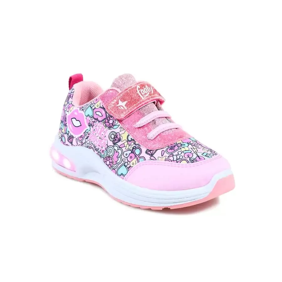 Imagen 1 de 4 de Zapatillas Footy Inyectada C/Luz-ROSA