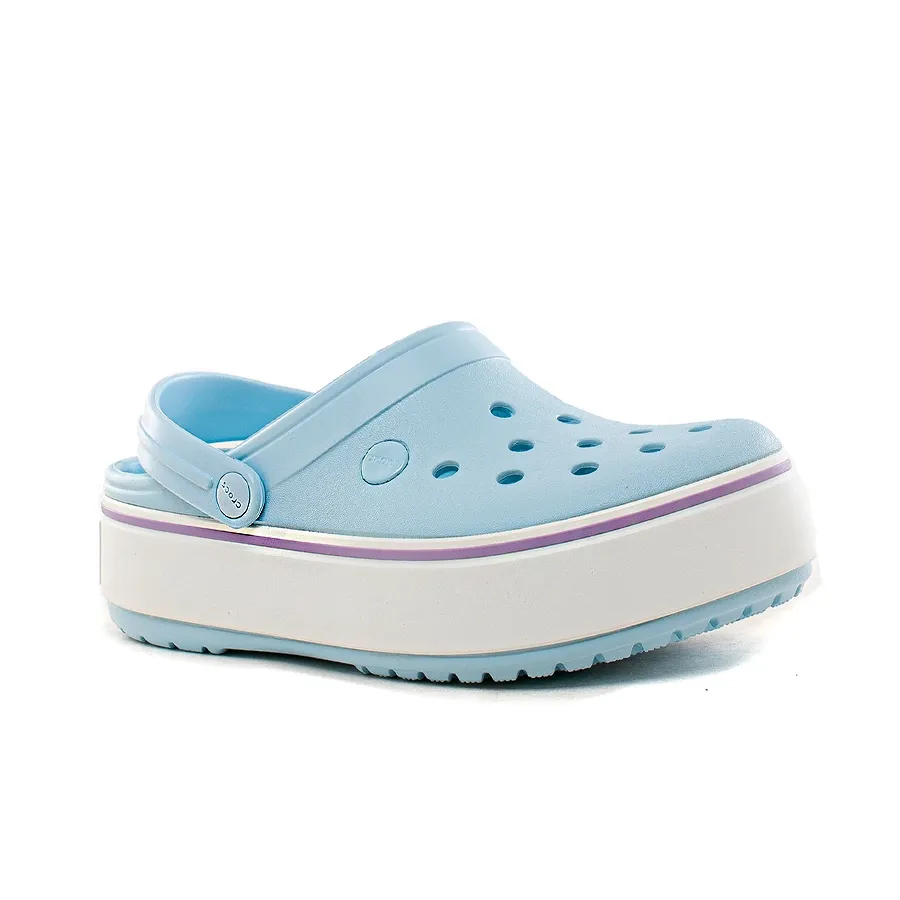 Imagen 1 de 6 de Sandalias Crocs Plataform Clog-CELESTE/LILA