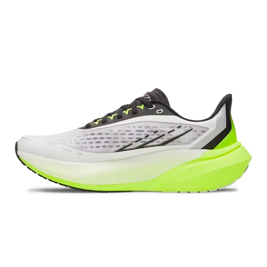 Imagen 2 de 5 de Zapatillas Under Armour Velociti Distance-BLANCO/NEGRO/AMARILLO FLUOR