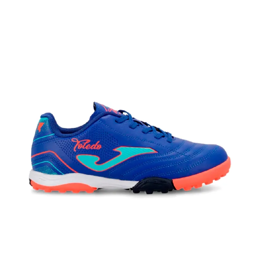 Imagen 0 de 8 de Botines Multitapón Joma Botines Botin Toledo Jr Tf-AZUL FRANCIA/NARANJA