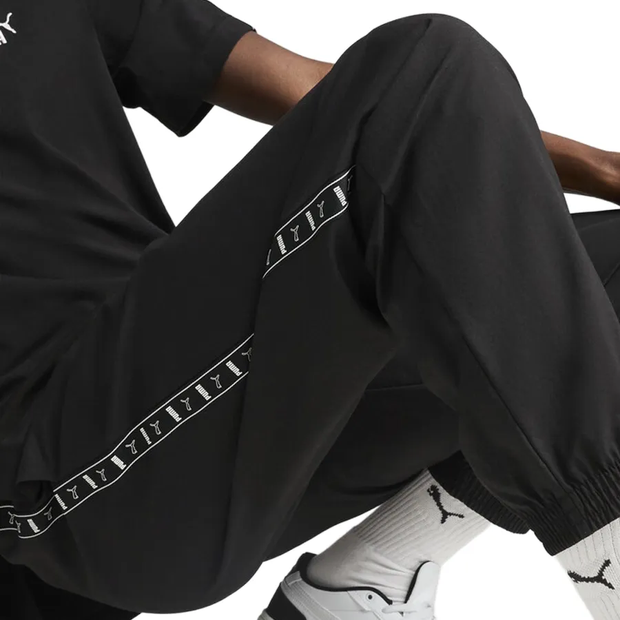 Imagen 3 de 4 de Pantalón Puma Pantalon  Essentials Tape-NEGRO