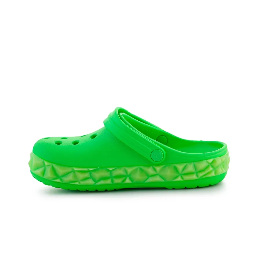 Imagen 2 de 6 de Ojotas Crocs Crocband Geometric Glow-VERDE