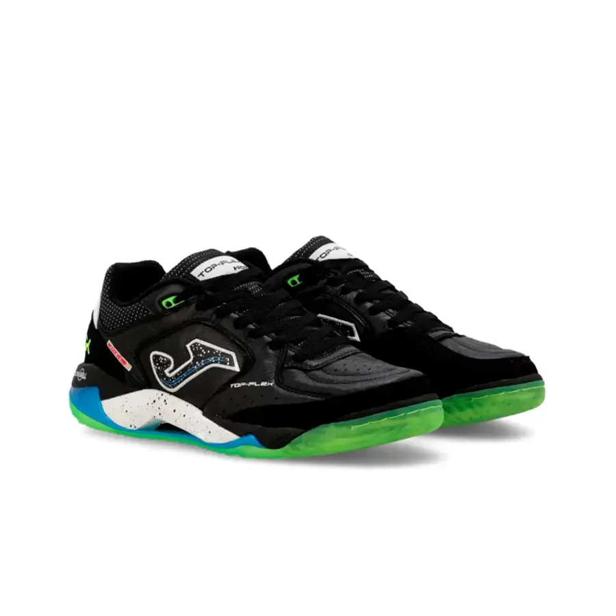 Imagen 1 de 5 de Botines Joma Top Flex Plus In-NEGRO/VERDE FLUOR