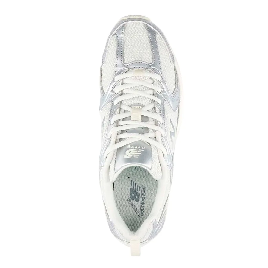 Imagen 2 de 4 de Zapatillas New Balance 530-BLANCO/PLATA