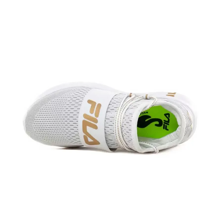 Imagen 4 de 5 de Zapatillas Fila Trend W-BLANCO/DORADO