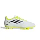 botines-adidas-deportivo-3-flexible-ground-boots-BLANCO/NEGRO/AMARILLO FLUOR