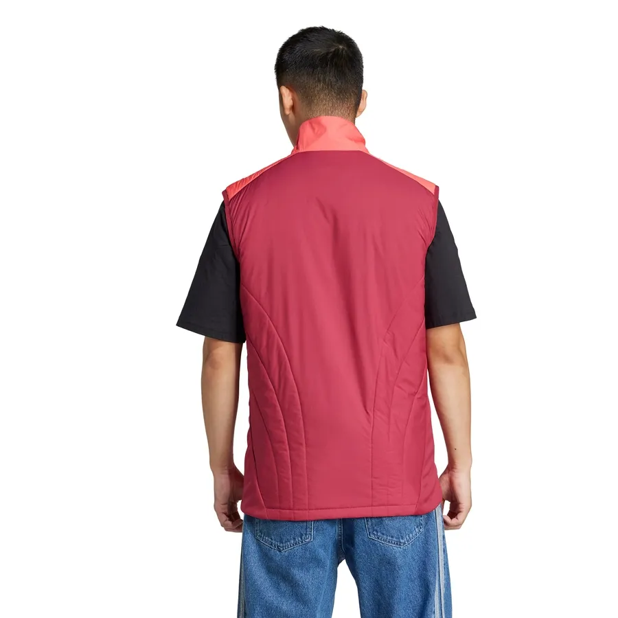 Imagen 2 de 5 de Chaleco adidas River Plate Tiro 24 Winterized-BORDO/SALMON