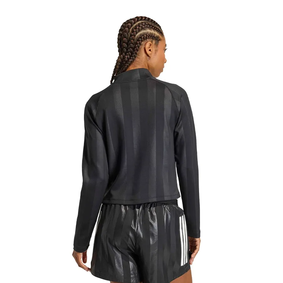 Imagen 1 de 5 de Remera adidas Hyperglam 3 Stripes-NEGRO/BLANCO
