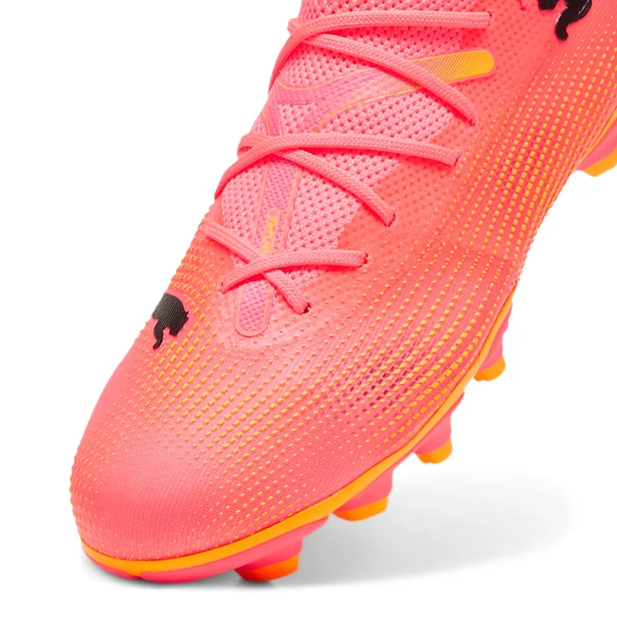 Imagen 3 de 4 de Botines Puma 7 Future Match Fg Ag Jr-ROSA FLUOR/NEGRO