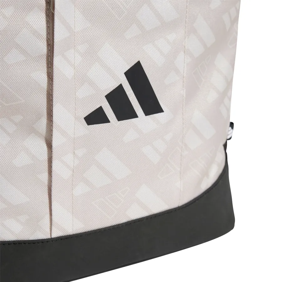 Imagen 4 de 5 de Mochila adidas Linear Bp Mono-BEIGE/NEGRO