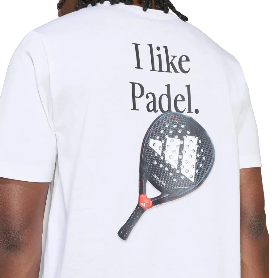 Imagen 5 de 6 de Remera adidas padel Graphic Category-BLANCO