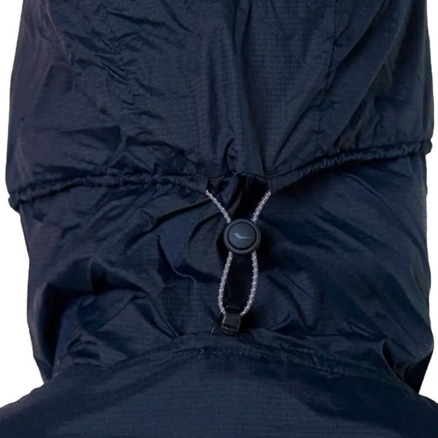 Imagen 6 de 7 de Campera Saucony Rompeviento Peregrine Packaway 2-NEGRO