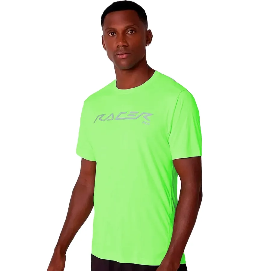 Imagen 0 de 3 de Remera Fila Basic Run Reflective-VERDE FLUOR