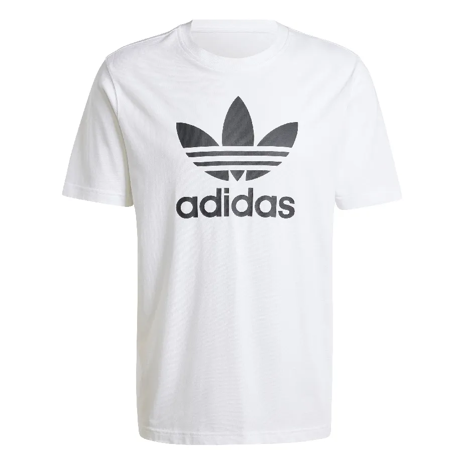 Imagen 2 de 5 de Remera adidas originals Adicolor Trifolio-BLANCO/NEGRO