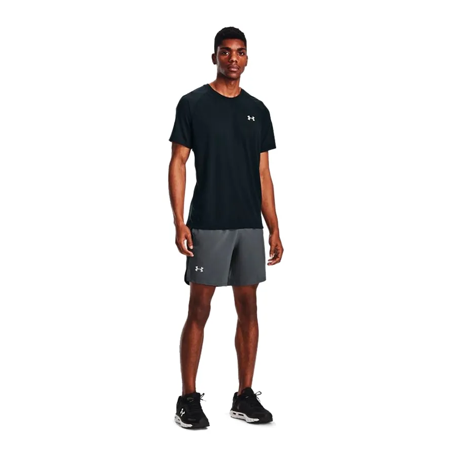 Imagen 4 de 5 de Shorts Under Armour Launch 7"-GRIS