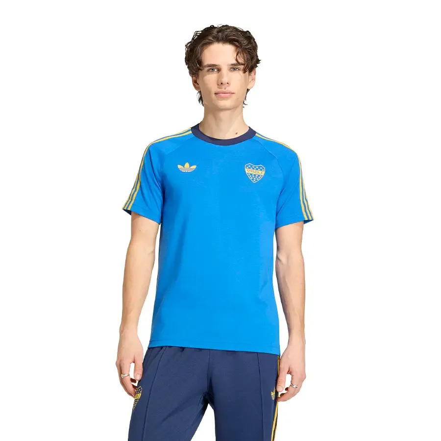 Imagen 0 de 5 de Remera adidas originals Boca Juniors-AZUL FRANCIA/AMARILLO