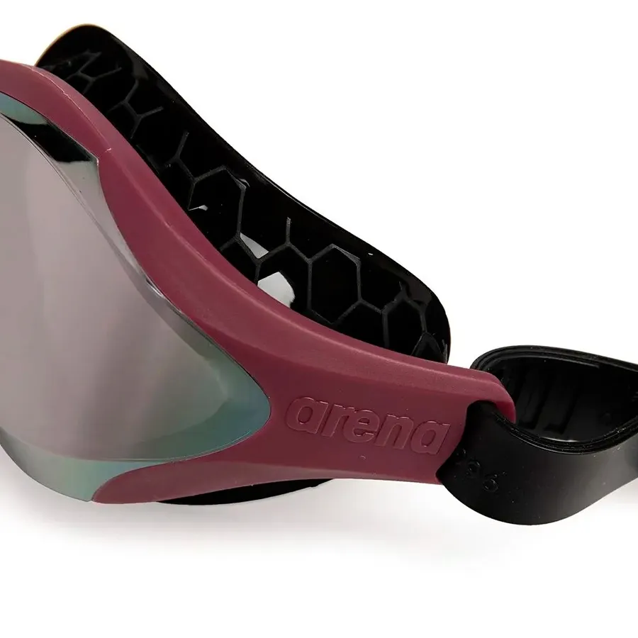 Imagen 3 de 5 de Antiparras Arena Air Bold Swipe Mirror-PLATA/BORDO