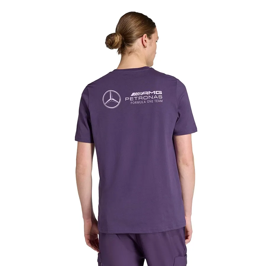 Imagen 2 de 4 de Remera adidas Mercedes - AMG Premium Woven Graphic-MORADO