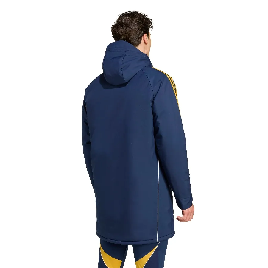 Imagen 2 de 5 de Campera adidas Parka Boca Juniors Tiro 25-MARINO/AMARILLO