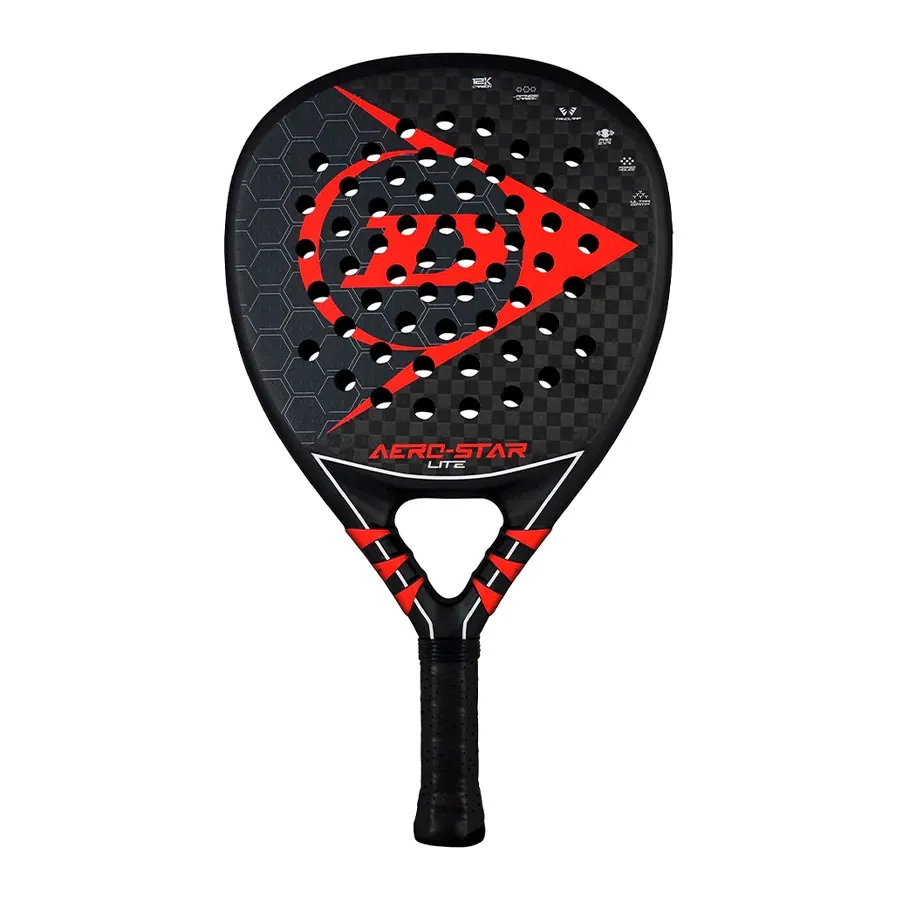 Imagen 0 de 3 de Paleta Dunlop Aero Star Lite-NEGRO/ROJO
